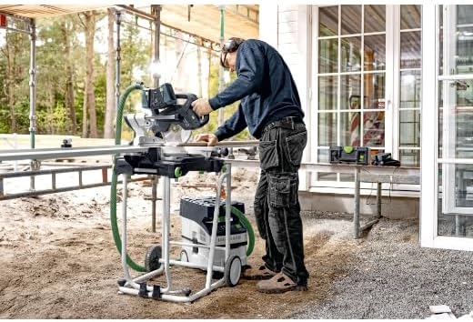Festool Akku-Absaugmobil CTMC MIDI I-Basic CLEANTEC (mit Hauptfilter, SELFCLEAN Filtersack, Saugschl