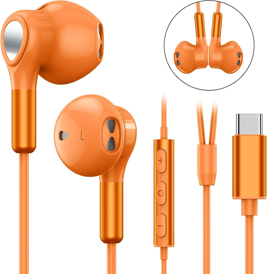 USB-C-Kopfhörer für Samsung Galaxy S25, S24, S23, Ultra, S22, S21, FE, S20, A54, A53, USB-C-Kopfhöre
