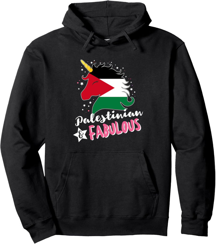 Palästinensisches Einhorn Palästina-Flagge Pullover Hoodie