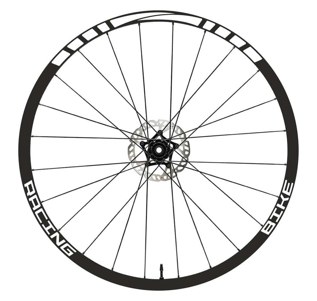 Felgenaufkleber Fahrrad MTB 26 Zoll - 27,5 Zoll - 28-29 Zoll Rad Bike Sticker Racing Code B0141 (26