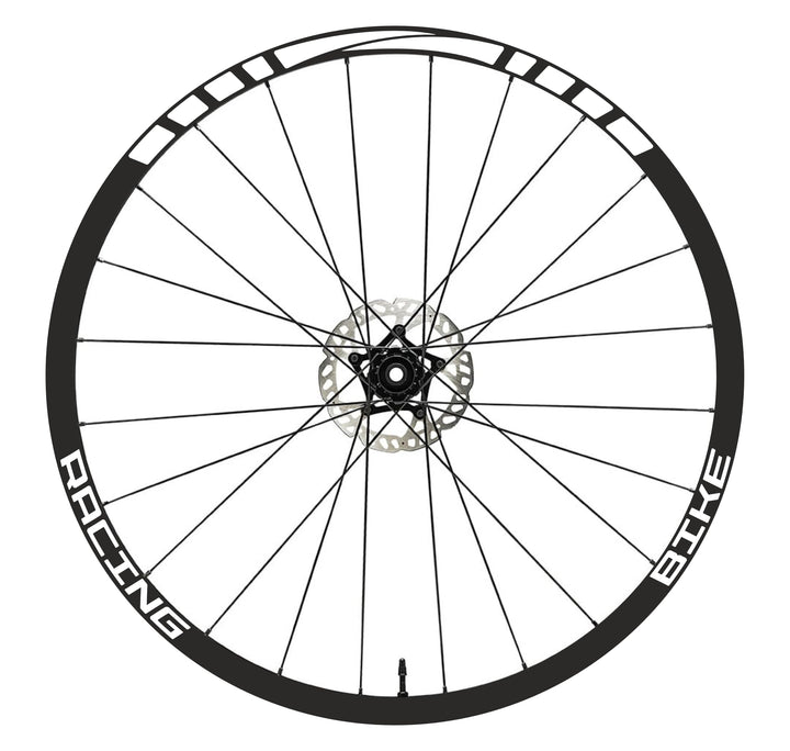 Felgenaufkleber Fahrrad MTB 26 Zoll - 27,5 Zoll - 28-29 Zoll Rad Bike Sticker Racing Code B0141 (26