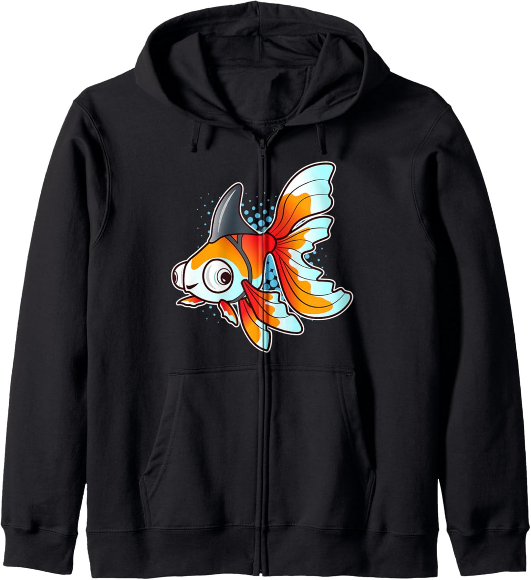 Kluger Goldfisch | Haifischflosse Verkleidung Kapuzenjacke