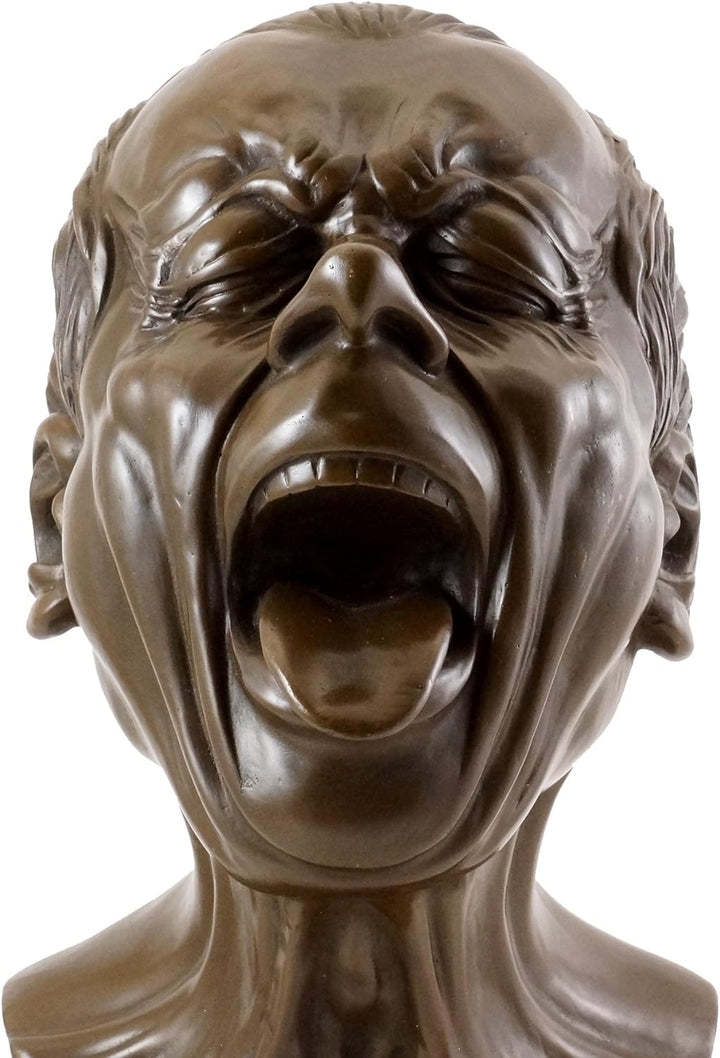 Kunst &amp; Ambiente - Bronzefigur - Studienkopf mit herausgestreckter Zunge - Franz Xaver Messerschmidt