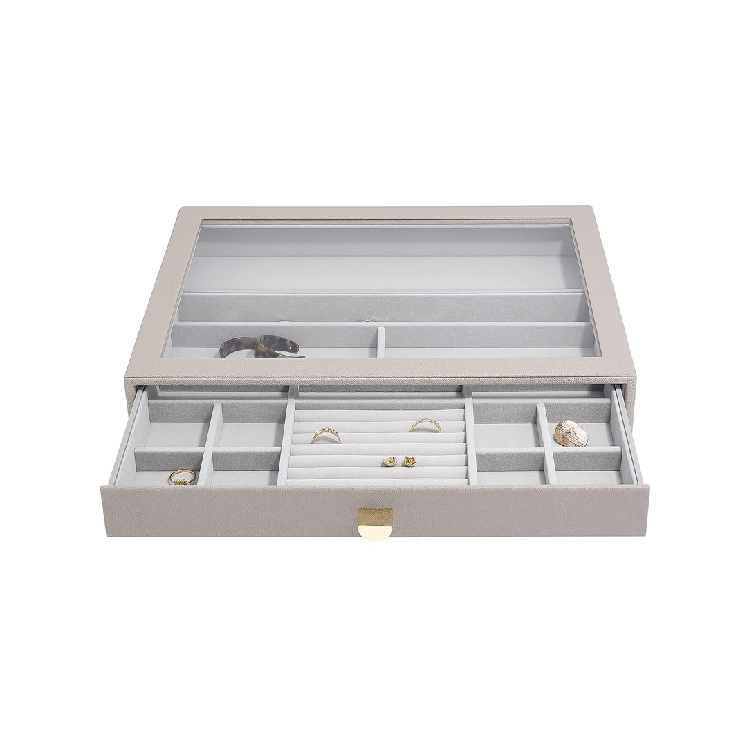 Stackers Taupe Supersize Jewellery Box Display Drawer, Taupe