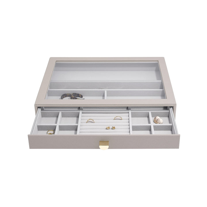Stackers Taupe Supersize Jewellery Box Display Drawer, Taupe