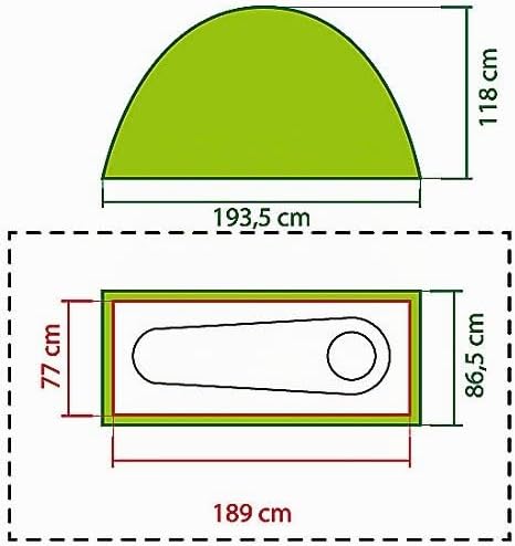 Zelt mit Feldbett 4in1-Zelt, Feldbett &amp; Winter-Schlafsack, 4in1-Zelt, Feldbett &amp; Winter-Schlafsack