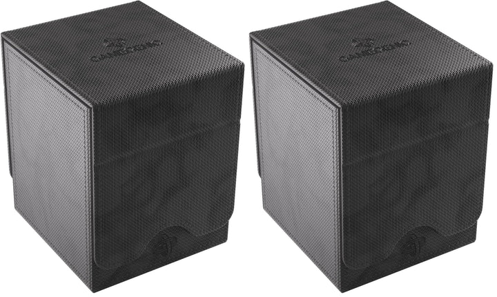 Gamegenic, Squire Plus 100+ XL Black (Packung mit 2) Schwarz kompakt (Packung mit 2), Schwarz kompak