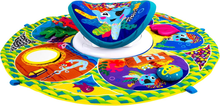 Lamaze Captain Calamari Spin & Explore Gym Piratenkrake Spieldecke, Piratenkrake Spieldecke