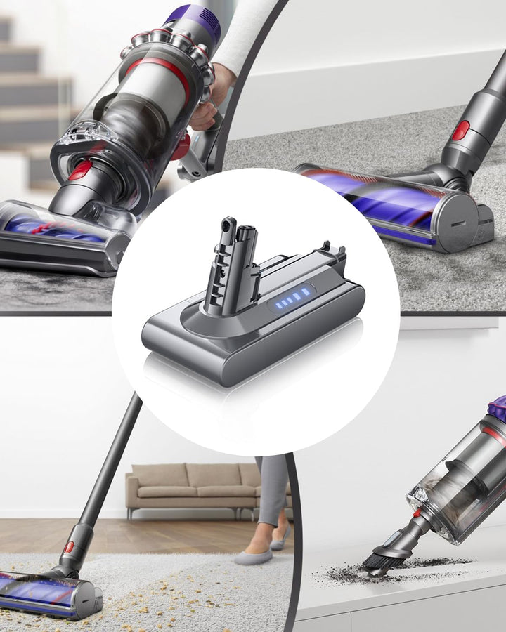 Akku für Dyson V10, Powtree Ersatzakku für Dyson V10 SV12 Absolute Animal Motörhead Fluffy Total Cle