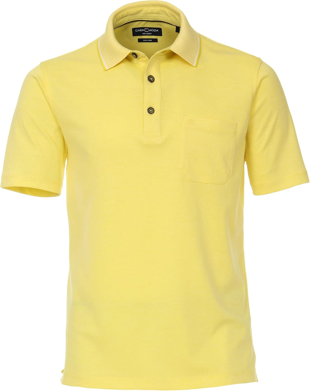 CASAMODA Polo-Shirt Uni S Blau (102), S Blau (102)