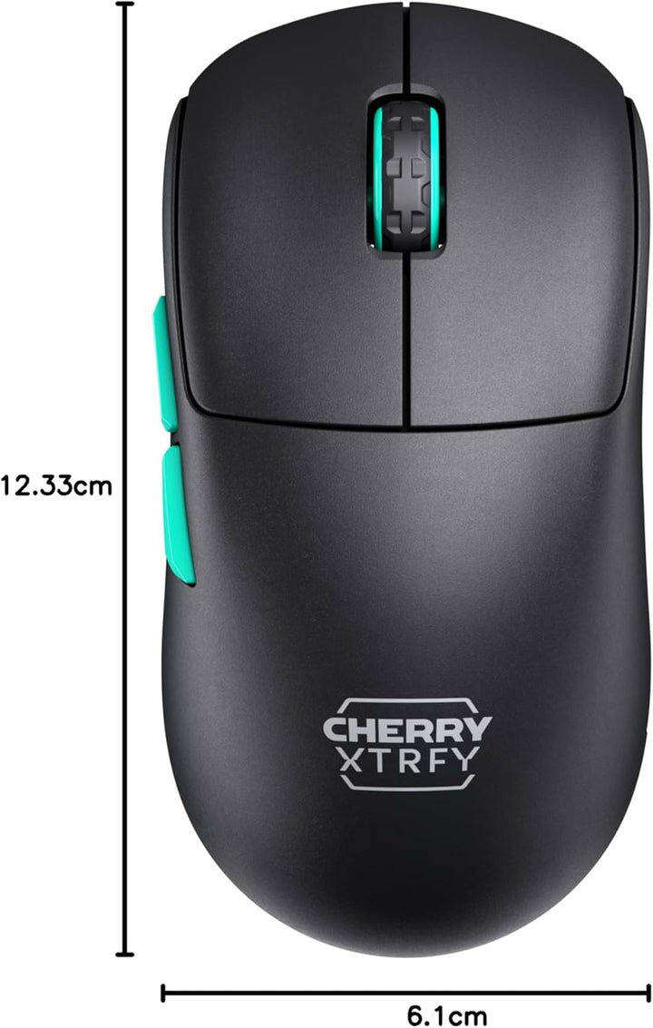 CHERRY XTRFY M68 Wireless, Ultraleichte Kabellose Gaming-Maus, 2,4 GHz Funk, Optimiert für esports,