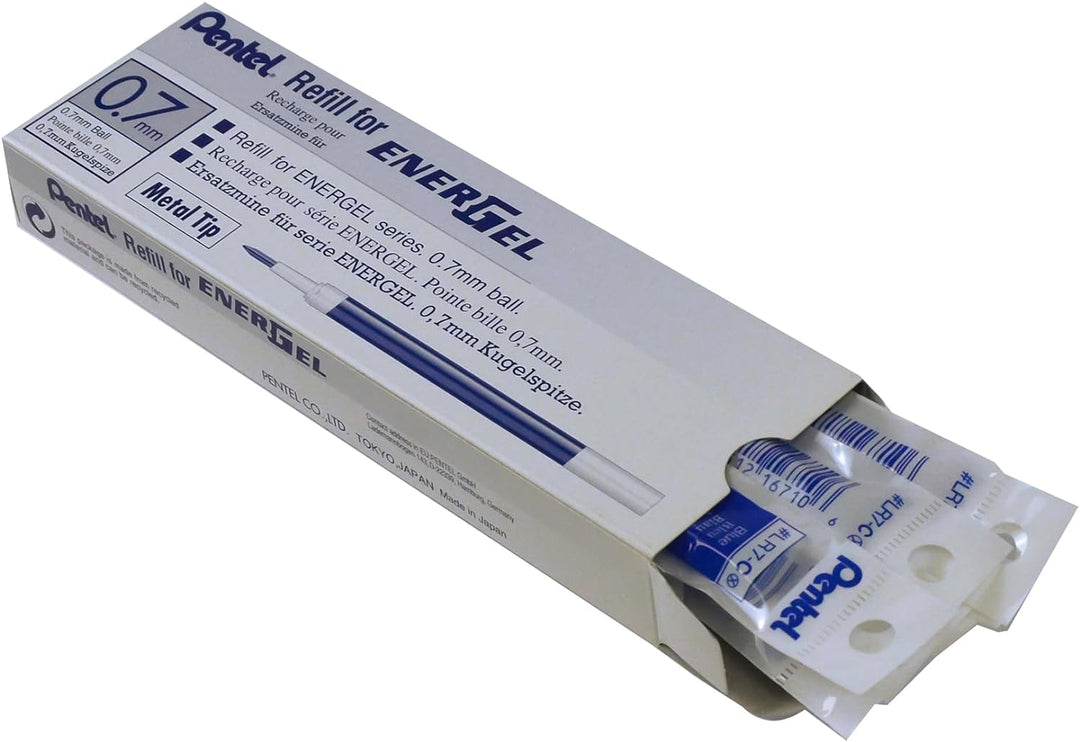 Liquid Gel-Nachfüllmine Metallspitze, Blau, 0,35 mm Strichstärke, 0,7 mm Kugelspitze Blau 1 stück (1