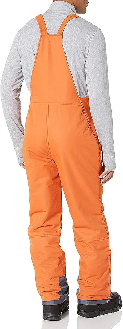 Schneehose Herren Mit Gummizug, Skihose Herren Mit Latz, Snowboardhose Wasserdicht Thermohose Warm S