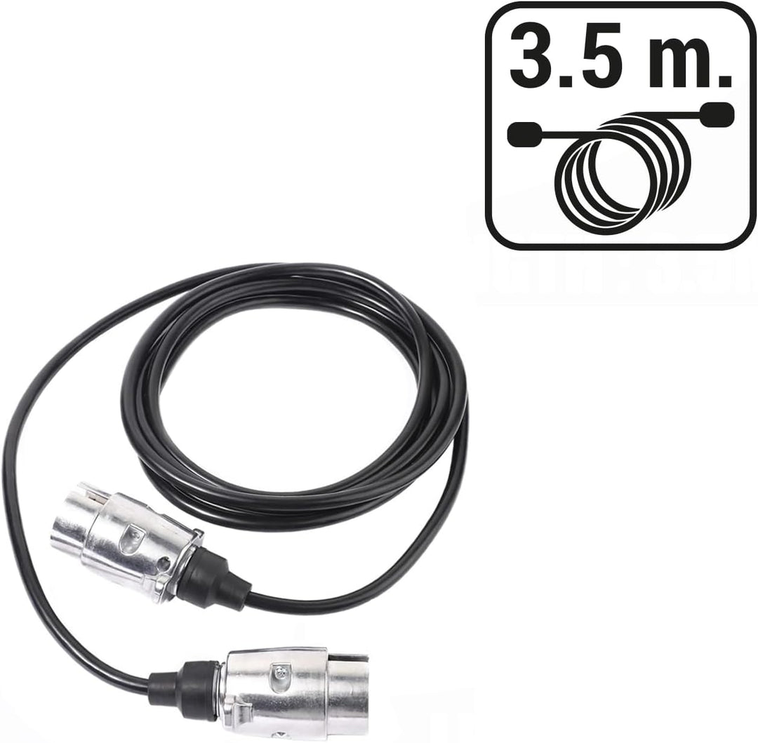 Ryme Automotive Anhängerstecker mit 7 Pins, 3,5 m TPU-Kabel, Metallklemmen, Stecker für Wohnwagen/Tr