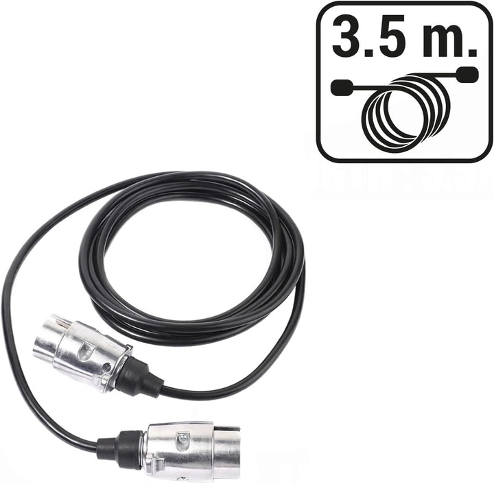 Ryme Automotive Anhängerstecker mit 7 Pins, 3,5 m TPU-Kabel, Metallklemmen, Stecker für Wohnwagen/Tr