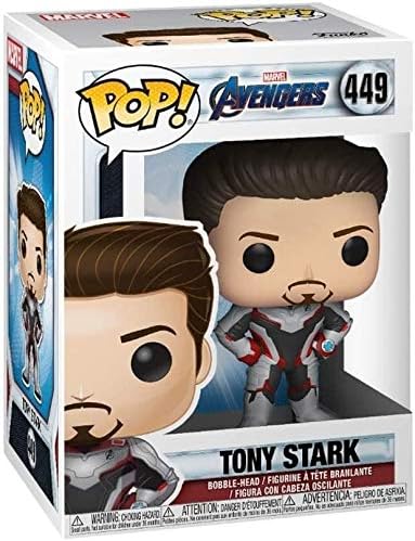Funko Pop! Bobble: Marvel Avengers Endgame: Tony Stark - Iron Man - Vinyl-Sammelfigur - Geschenkidee