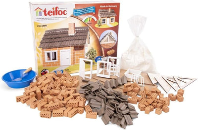 Teifoc TEI 4300 Steinbaukasten - Fachwerkhaus, Multicolor, ab 7 Jahren Single, Single