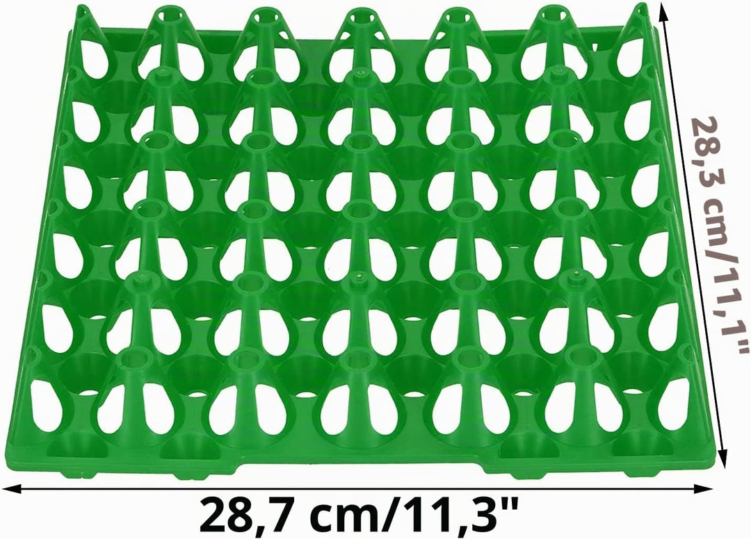 Eierablage, 5 STÜCKE 28,7 x 28,3 cm Kunststoff Eierkartons 30 Zellen Eierkisten Halter Tablett für L