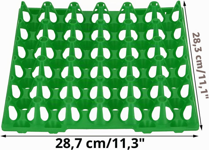 Eierablage, 5 STÜCKE 28,7 x 28,3 cm Kunststoff Eierkartons 30 Zellen Eierkisten Halter Tablett für L