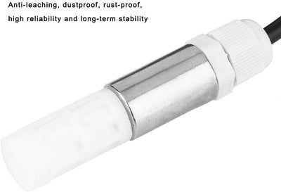 Staubdichter FS400-SHT3X Digitale Boden-Temperatur-Feuchtesensor-Sonde aus Edelstahl und Kunststoffg