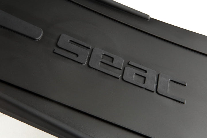 Seac Unisex-Adult Shout Lange Fussteilflossen für die Unterwasserjagd und zum Freitauchen Schwarz 39