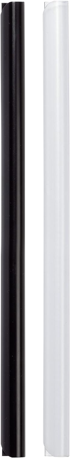 Durable Klemmschiene A5, für circa 50 Blatt, Packung à 100 Stück, transparent, 291119 transparent 2