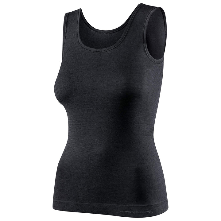 BRUBECK Damen Tank-Top | Ärmellos | Atmungsaktiv | Sport | Funktionsunterhemd | Oberteil | 41% Merin