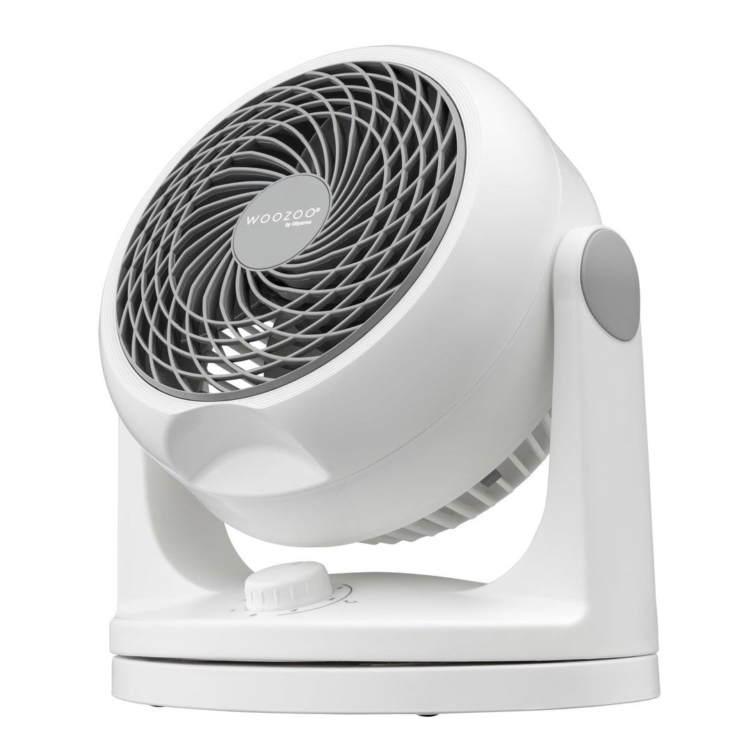 Woozoo, Leiser, leistungsstarker & tragbarer Tischventilator, 23m², Reichweite 12m, Oszillation, Ver