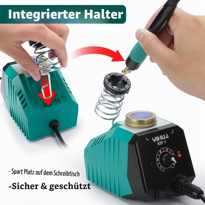 YIHUA 939-V Brandmalerei brennpeter für holz mit 23 Drahtspitzen in verschiedenen Formen, abnehmbare