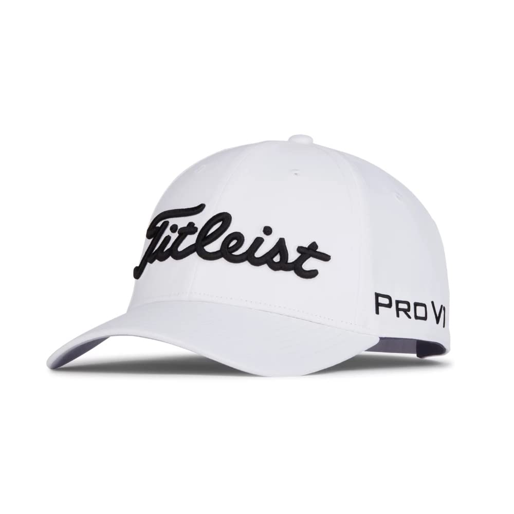 Titleist Herren Golf Tour Performance Hat Einheitsgrösse Weiss / Schwarz, Einheitsgrösse Weiss / Sch