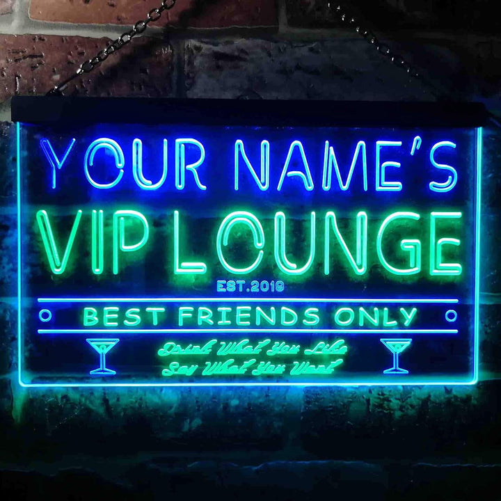 Personalized Your Name Est Year Theme VIP Lounge Bar Club Pub Dual Color LED Barlicht Neonlicht Lich