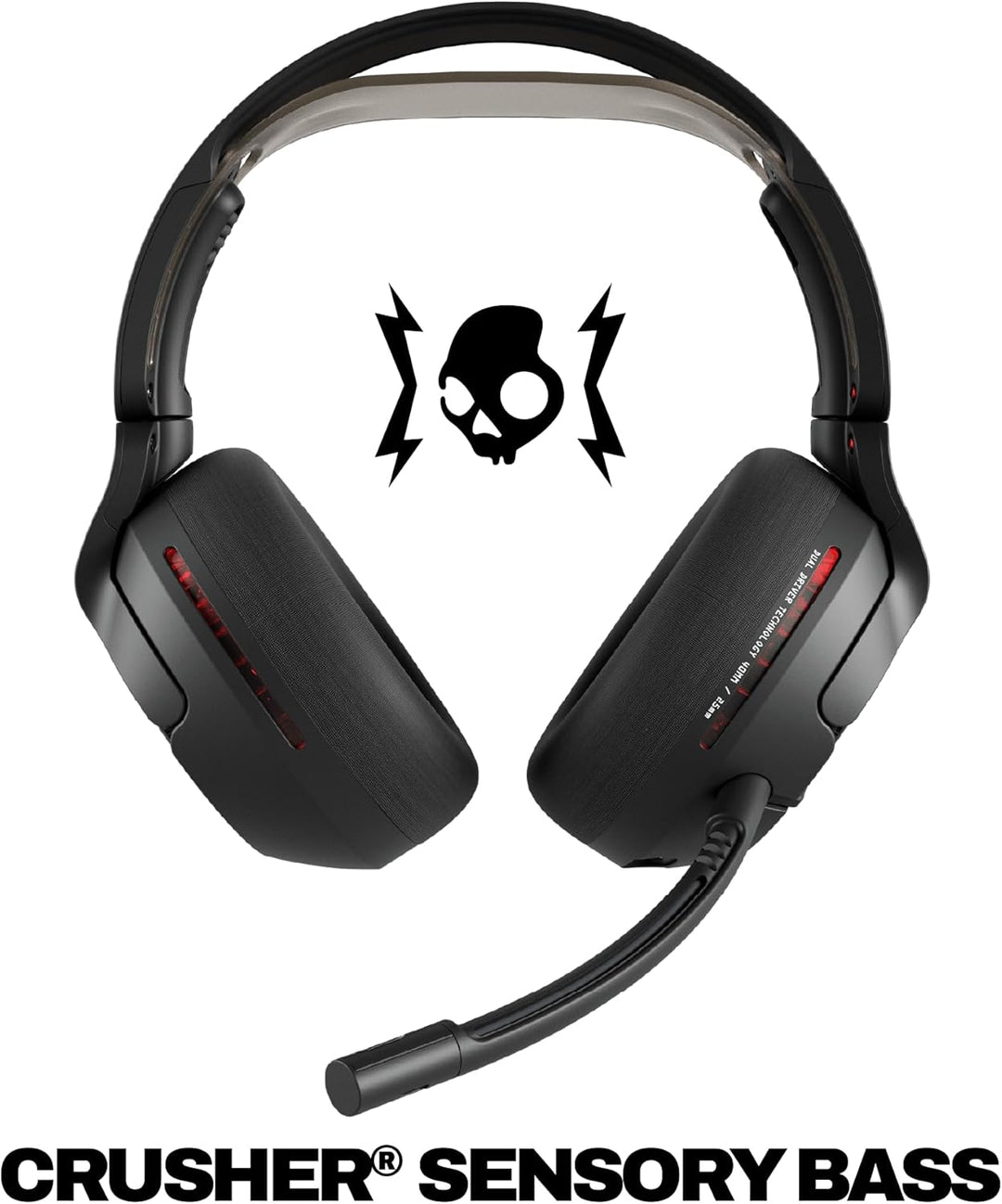 Skullcandy Crusher PLYR 720 Wireless Gaming Headset, Ultimate Immersion and Comfort, THX Spatial Aud