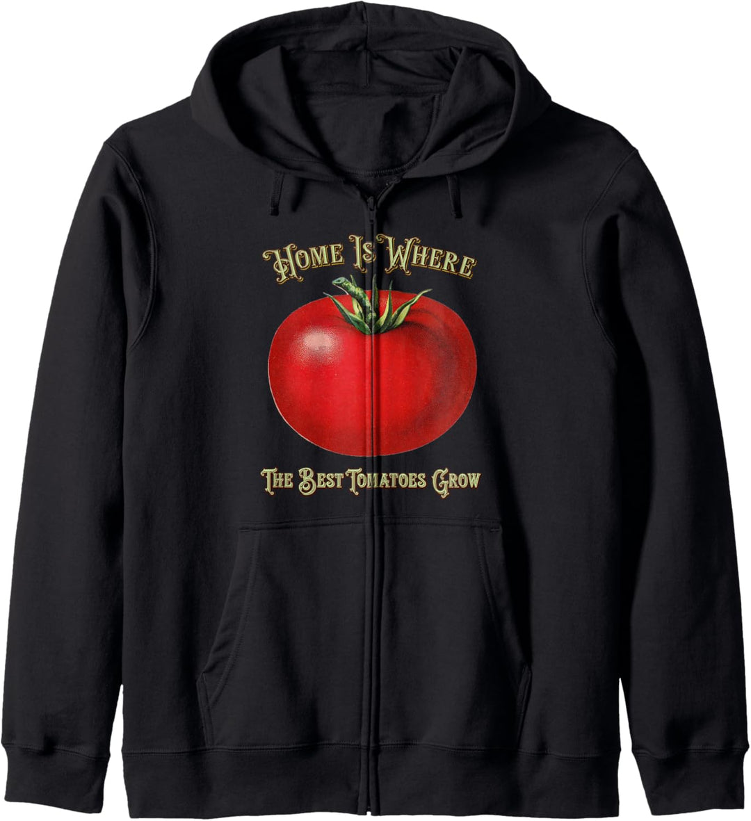 Zuhause ist, wo der beste Tomaten-Bio-Gärtner Kapuzenjacke