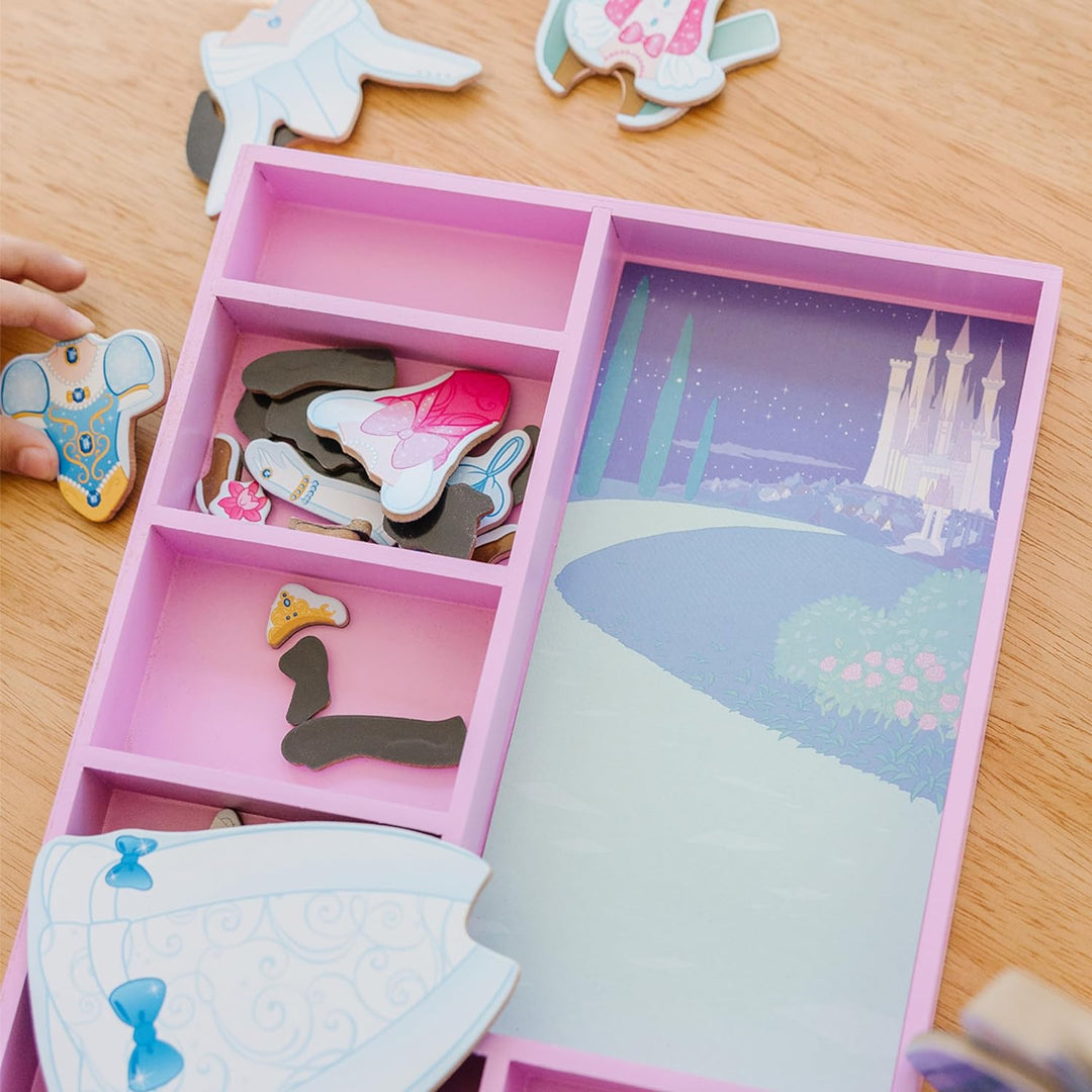 Cinderella Wooden Magnetic Dress-Up Play Set by Melissa & Doug
