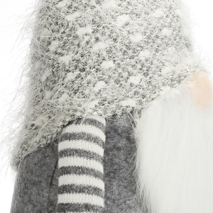 com-four® Grosse Wichtelfigur in XXL für die Weihnachtsdeko, Handmade winterliche Stand-Figur als sc