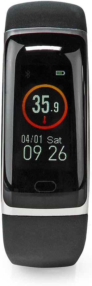NEDIS SmartLife - Smartwatch - LCD-Anzeige - IP67 - Maximale Betriebszeit: 7200 min - mit Schrittzäh