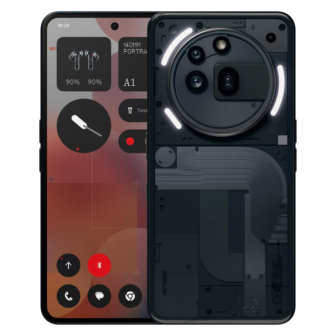 Nothing Phone (3a) Pro 256 GB - Handy mit 50 MP Periskop-Kamera, 50 MP Hauptkamera, 60-facher Ultra-