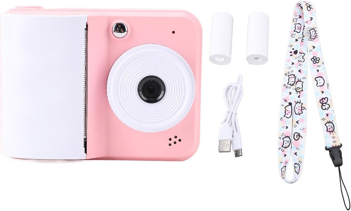 Sofortbildkamera, 48MP 1080P HD Sofortdruck Digitalkamera mit 2,4 Zoll Bildschirm, Tragbare Reisekam