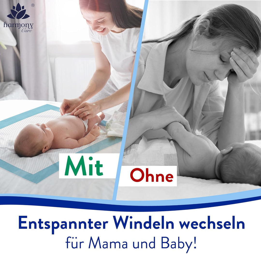 Hautfreundliche Wickelunterlagen einweg 40 x 60 cm DERMATEST SEHR GUT saugstarke einweg wickelunterl