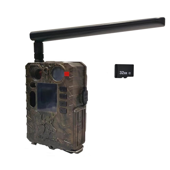 Jagdkamera, 4G LTE Jagdkamera 4K/37MP Full HD, MMS GSM Bewegungsmelder, Nachtsicht Infrarot Wildtier