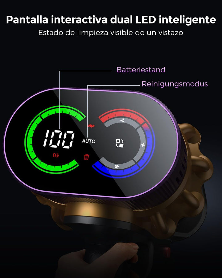 C10 EVO Kabelloser Staubsauger, 68 kPa / 600 W / 70 Minuten mit automatischem Modus, selbsttragendes