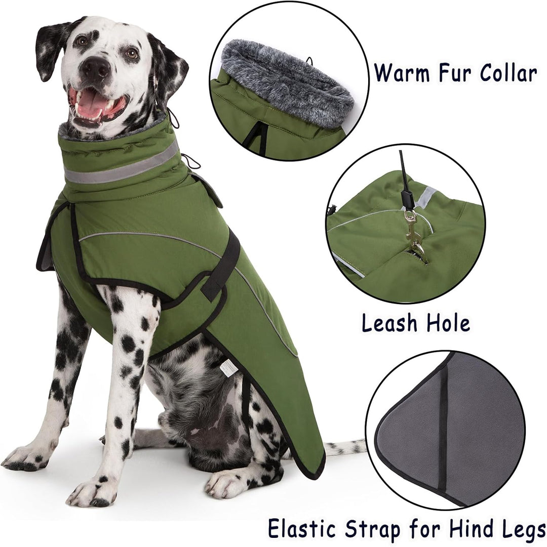 Mantel Hund Wasserdicht Winter Hundemantel Warm Wasserdicht Hundejacke Fleece Hundepullover Hundeman