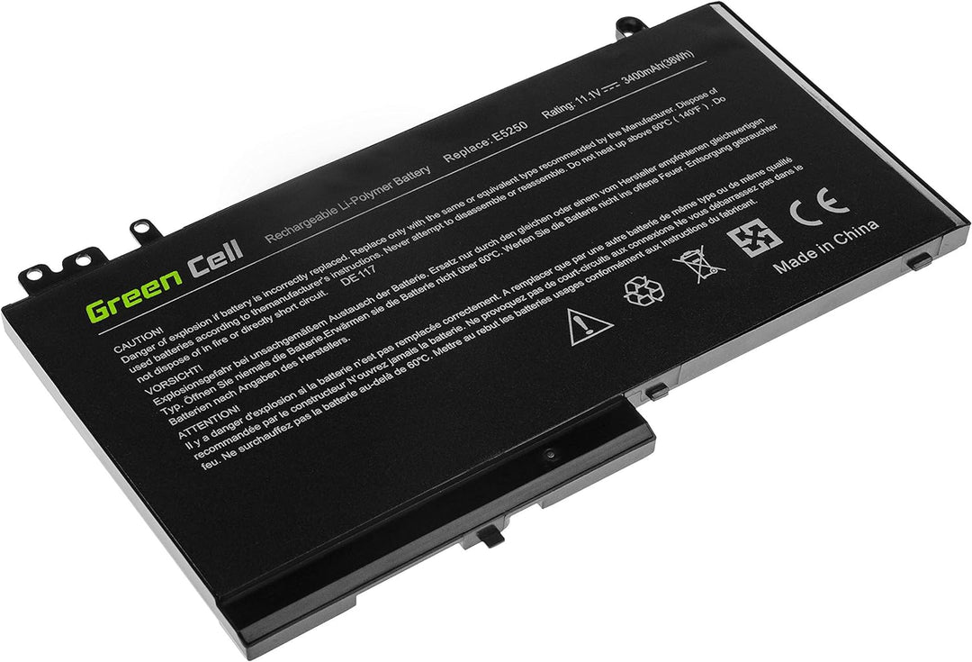 Green Cell RYXXH Laptop Akku für Dell Latitude 12 5250 E5250 14 E5450 15 E5550 11 3150 3160