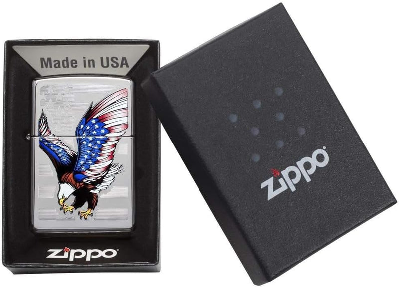 Zippo Feuerzeug, Chrom, 5.5x3.5x1.3 cm Chrome, Chrome