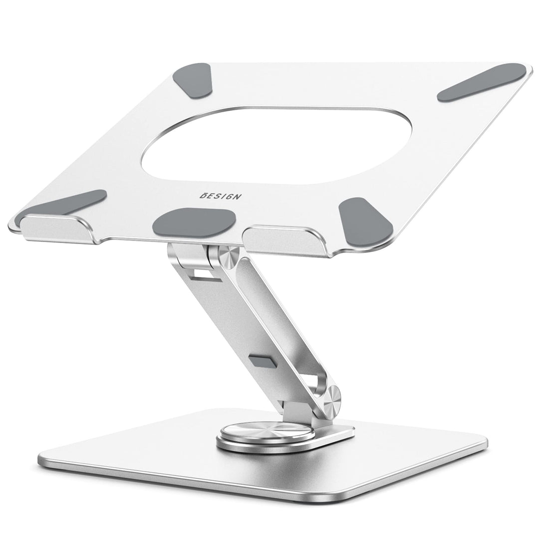 BESIGN LSX7 Laptop ständer mit 360 Drehbarer Basis, Verstellbarer ergonomischer Notebook-Ständer, La