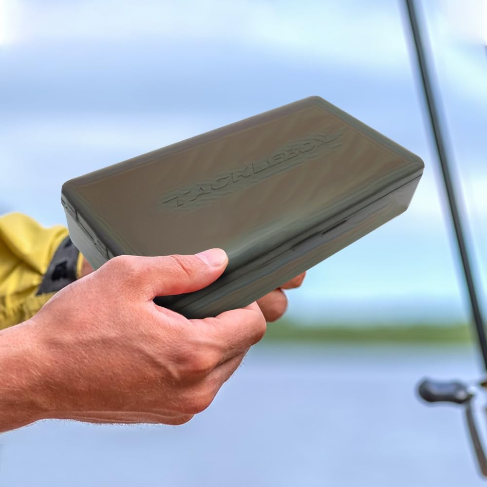 Angelgerätebox, Wasserdichter Fischköder Organizer mit Herausnehmbaren Trennwänden und Magnetischem