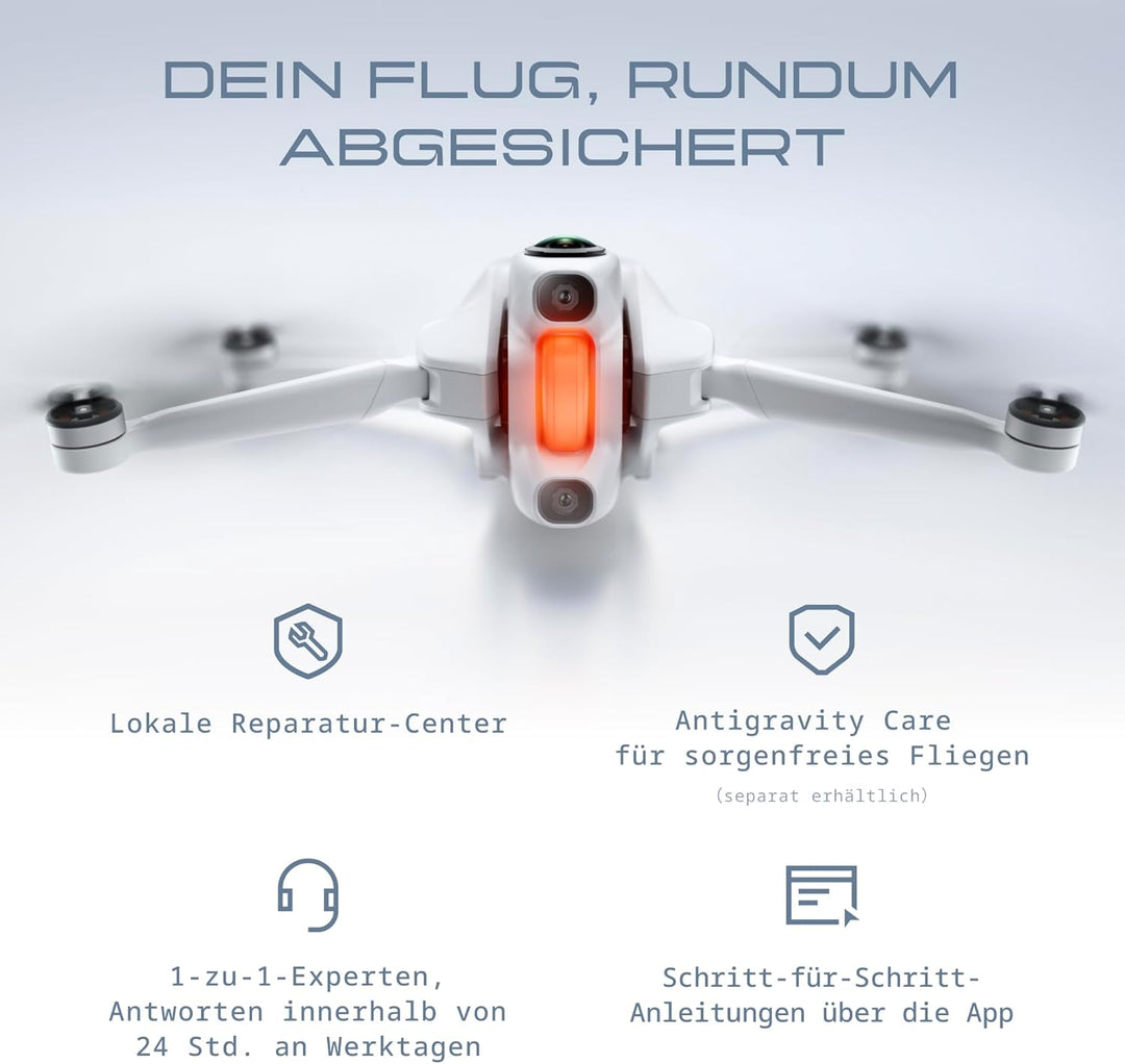 Antigravity A1 Explorer-Bundle (3 Akkus) – 8K 360°-Drohne für immersives Fliegen, Point-to-Fly-Steue