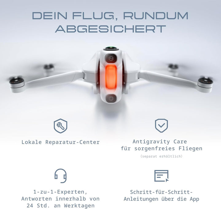 Antigravity A1 Explorer-Bundle (3 Akkus) – 8K 360°-Drohne für immersives Fliegen, Point-to-Fly-Steue