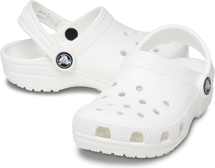 Crocs Unisex Kids Classic Clog K Clog 27/28 EU Weiss, 27/28 EU Weiss