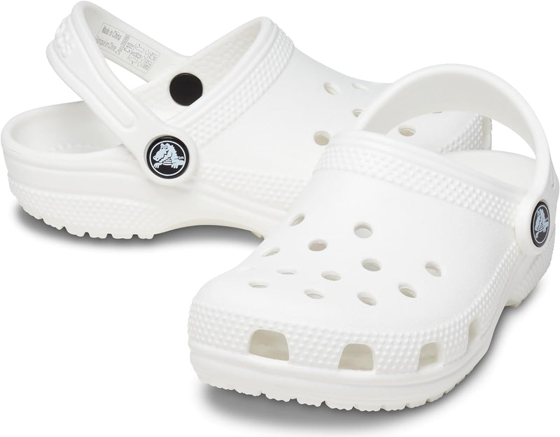 Crocs Unisex Kids Classic Clog K Clog 27/28 EU Weiss, 27/28 EU Weiss